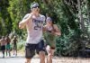 Brent Fikowski y Sam Briggs corriendo en los CrossFit Games 2019