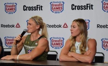 Katrin Davidsdottir y Brooke Wells