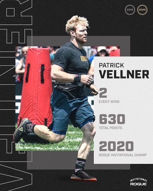 Patrick Vellner ganador del Rogue Invitational 2020