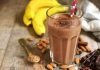 Smoothie de platano y chocolate