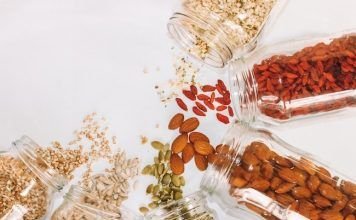 botes con legumbres en alimentos crossfit