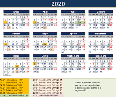 calendario campeonato sf3 2020