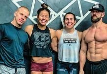 Atletas integrantes del equipo de crossfit mayhem freedom 2020