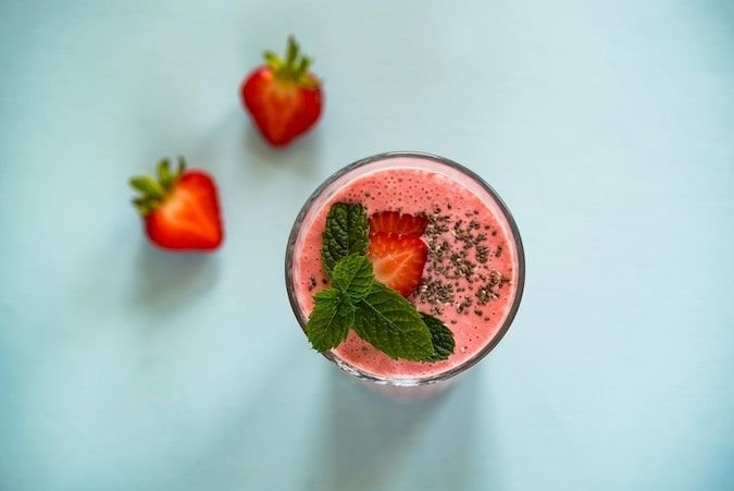 batido frutas con fresa dieta detox