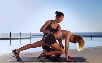 chicas de Movehability entrenando al aire libre