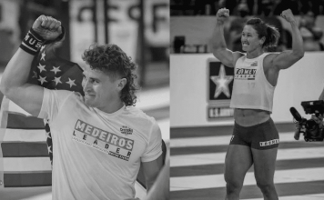 justin medeiros y tia-clair toomey ganadores crossfit games 2021