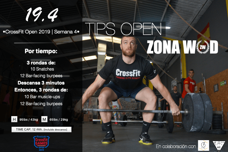 CrossFit Open 19.4 Perfecciona tu entrenamiento - ZONA WOD