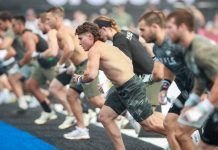 atletas saliendo a correr crossfit games 2022